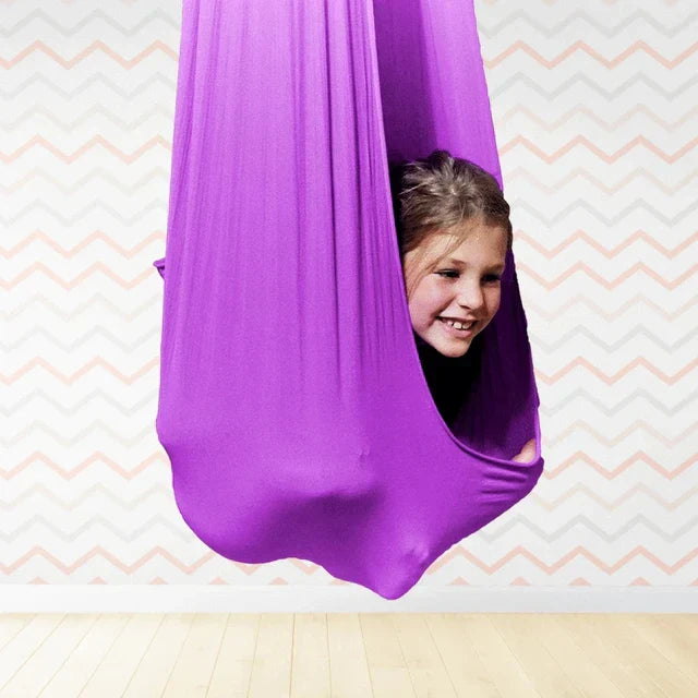 Calming Therapy Swing for Children - CalmGlide-Purple-Nora Luxe