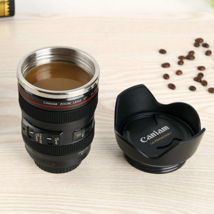 Camera Lens Shaped Coffee Mug - Focus Mug-Nora Luxe