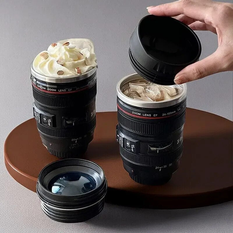 Camera Lens Shaped Coffee Mug - Focus Mug-Nora Luxe