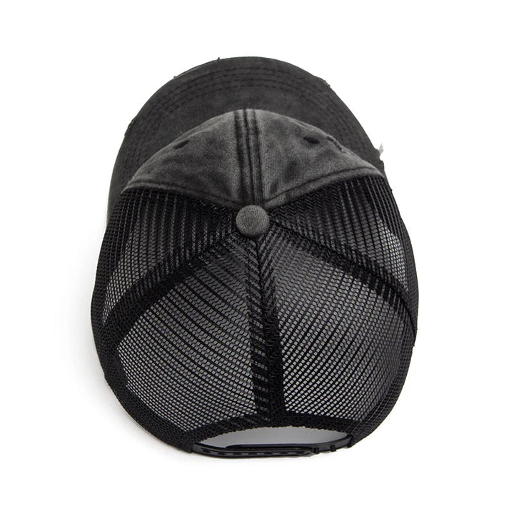 Cap with braid opening & mesh design – buy 1, get 1 free – Liora-Blue-Nora Luxe
