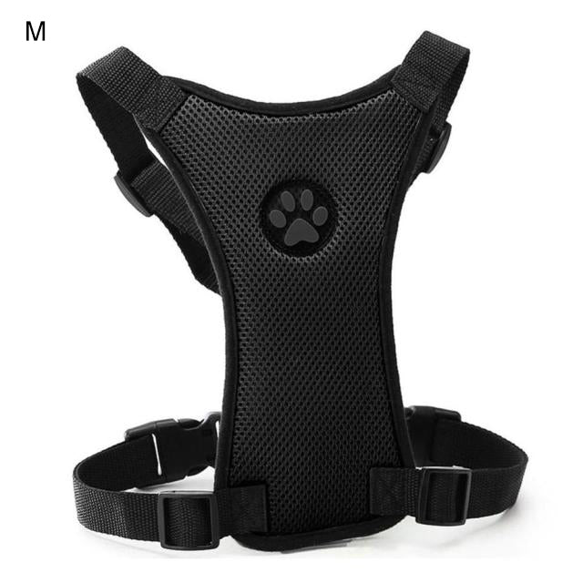 Car seat belt with Comfortable Harness for Dogs - PawSafe-M-The Livary