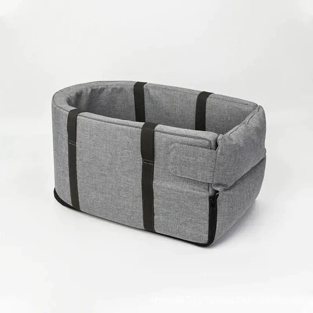 Car seat for Pets - PawVoyage-Gray-Nora Luxe