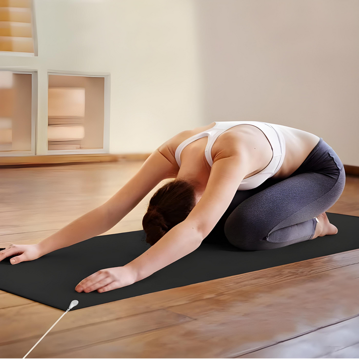 Carbon Leather Earthing Mat - EarthConnect-11.81 × 9.84 in-Nora Luxe