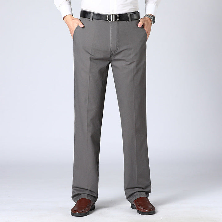 Casual Business Men's Trousers - Luca-Gray-XS-Nora Luxe