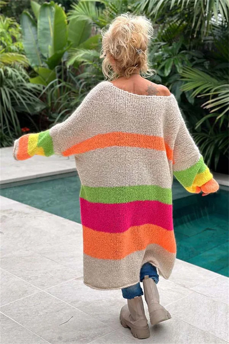 Casual Ibiza Sweater - Aurora-Beige-S-Nora Luxe