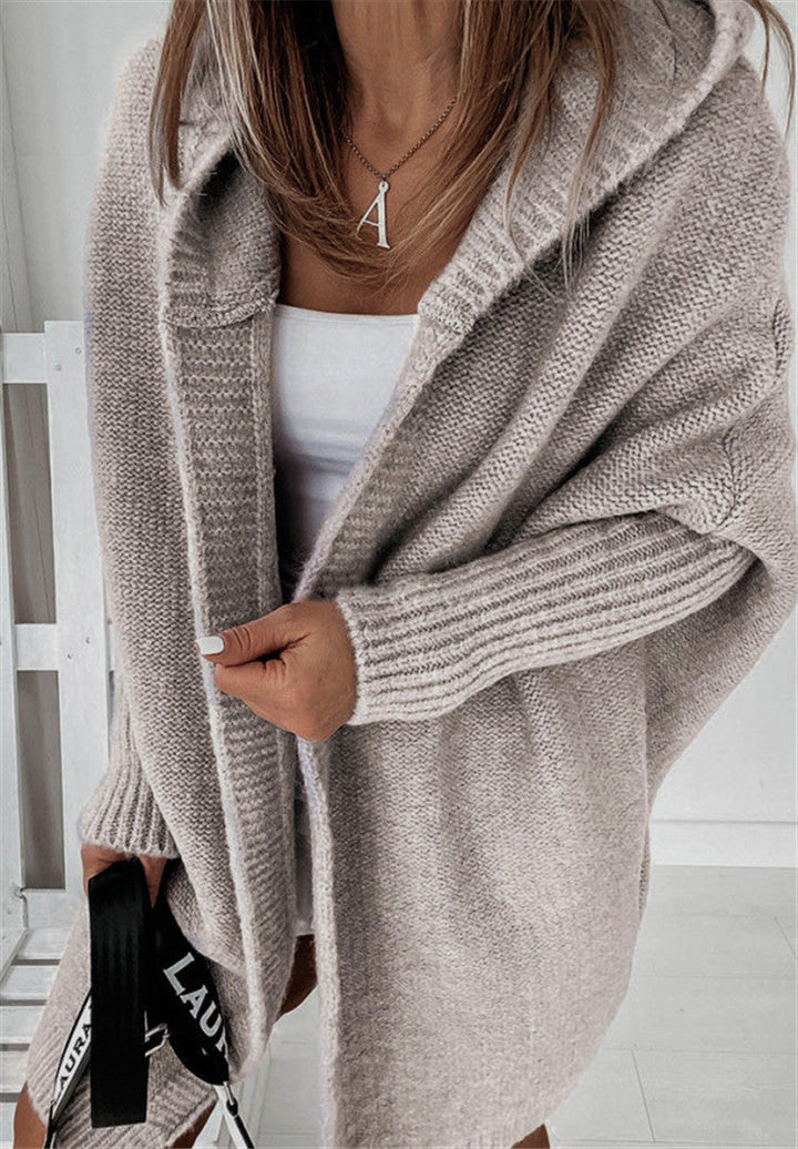 Casual Knitted Women's Cardigan - Eliza-Gray-S-Nora Luxe