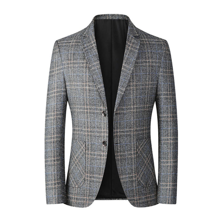 Casual Men's Blazer - Alvaro-Gray-XS-Nora Luxe