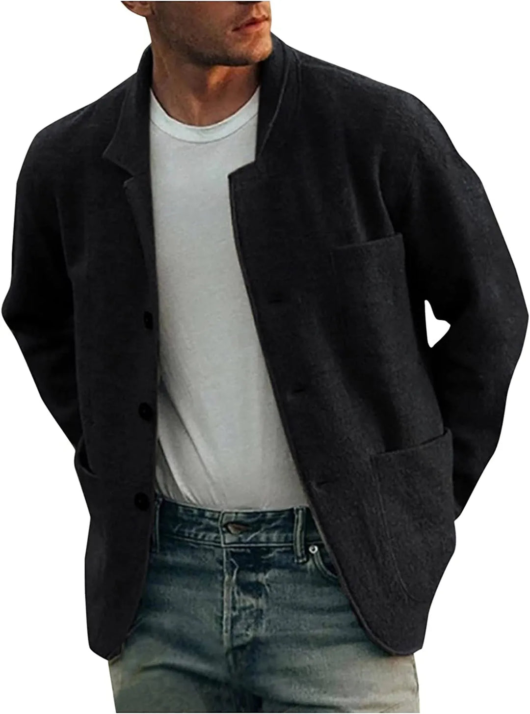 Casual Men's Blazer - Dante-Gray-S-Nora Luxe