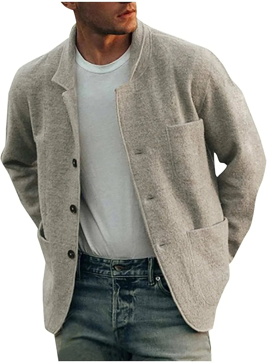 Casual Men's Blazer - Dante-Gray-S-Nora Luxe