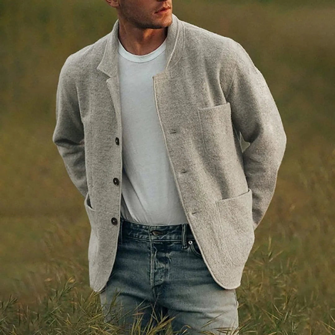 Casual Men's Blazer - Dante-Gray-S-Nora Luxe