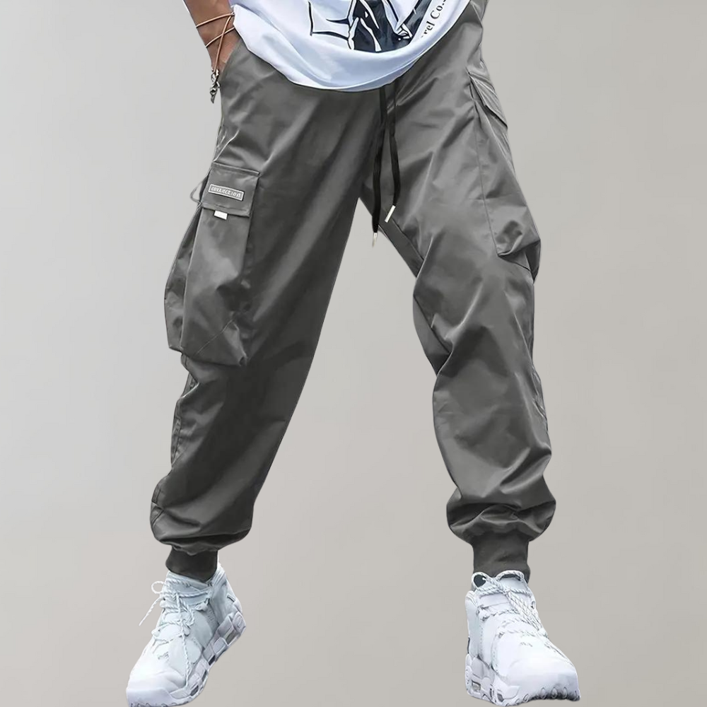 Casual Men's Cargo Pants - Mason-Khaki-S-Nora Luxe