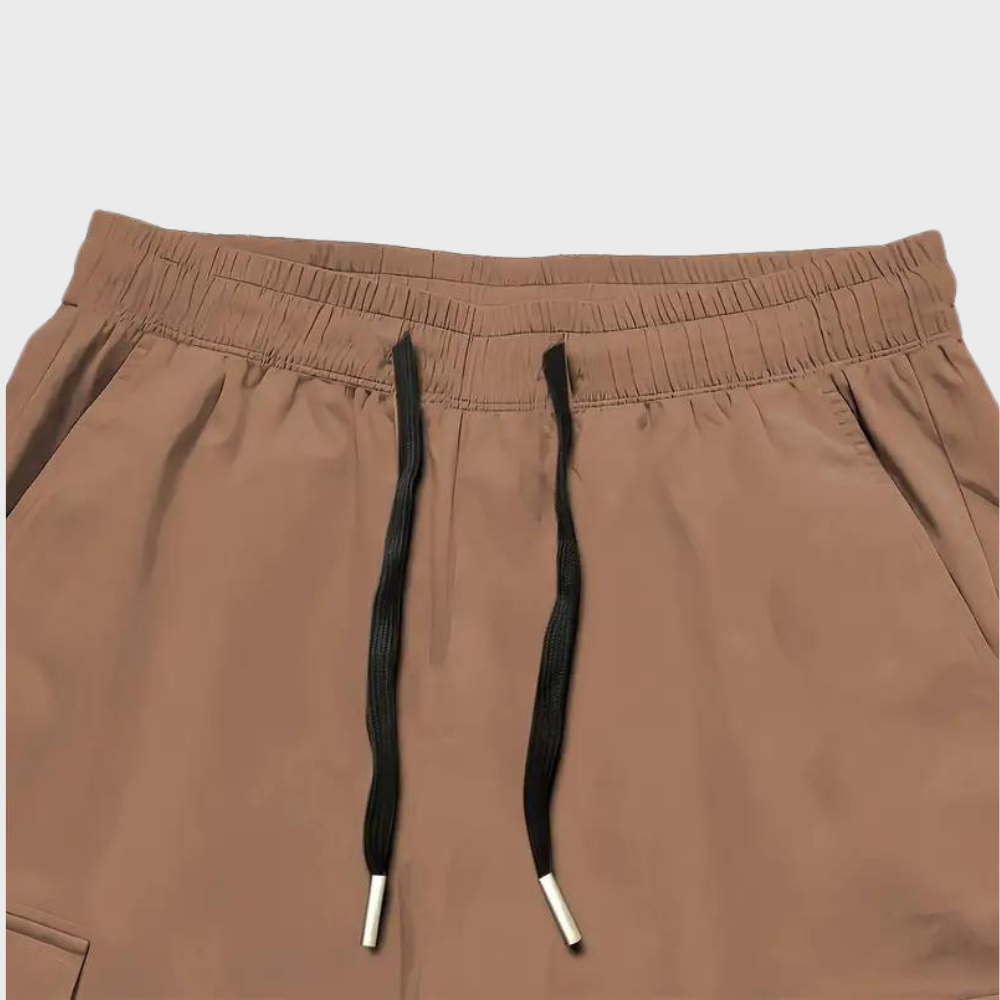 Casual Men's Cargo Pants - Mason-Khaki-S-Nora Luxe
