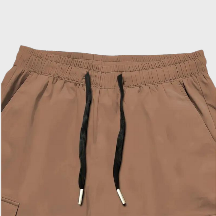 Casual Men's Cargo Pants - Mason-Khaki-S-Nora Luxe