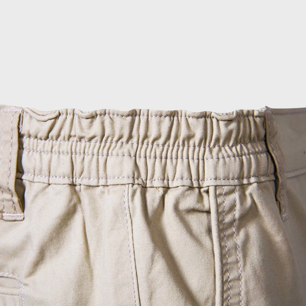 Casual men's cotton shorts – Luca-Green-XS-Nora Luxe