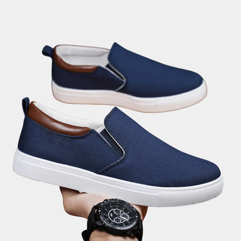 Casual men's slip-on shoes – Hugo-Blue-6-Nora Luxe