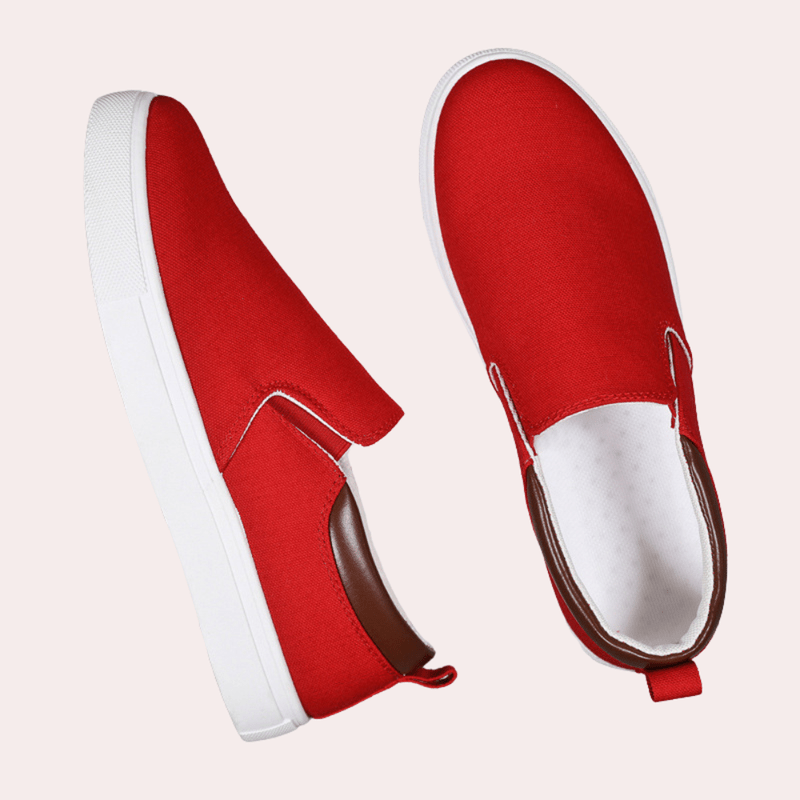 Casual men's slip-on shoes – Hugo-Red-6-Nora Luxe