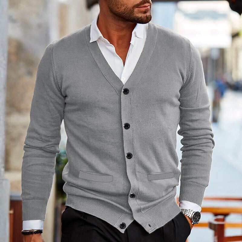 Casual Men's Vest - Ethan-Dark Red-S-Nora Luxe