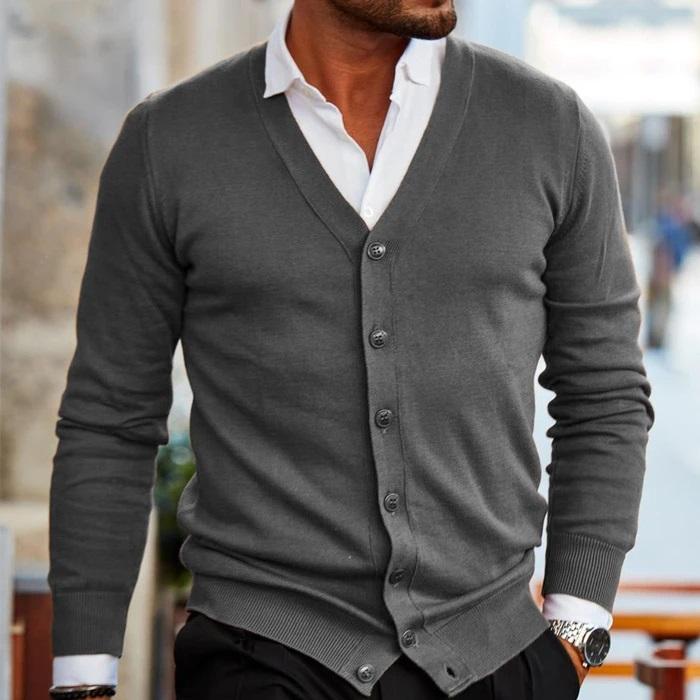Casual Men's Vest - Ethan-Gray-S-Nora Luxe