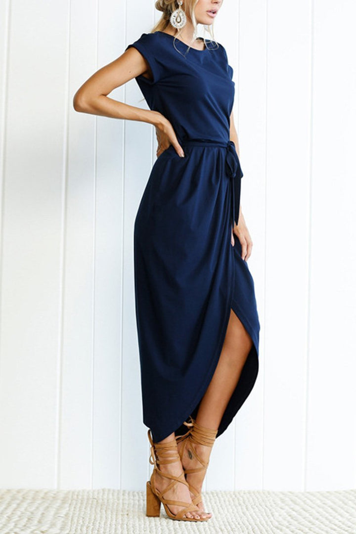 Casual midi dress - Isabella-Green-S-Nora Luxe