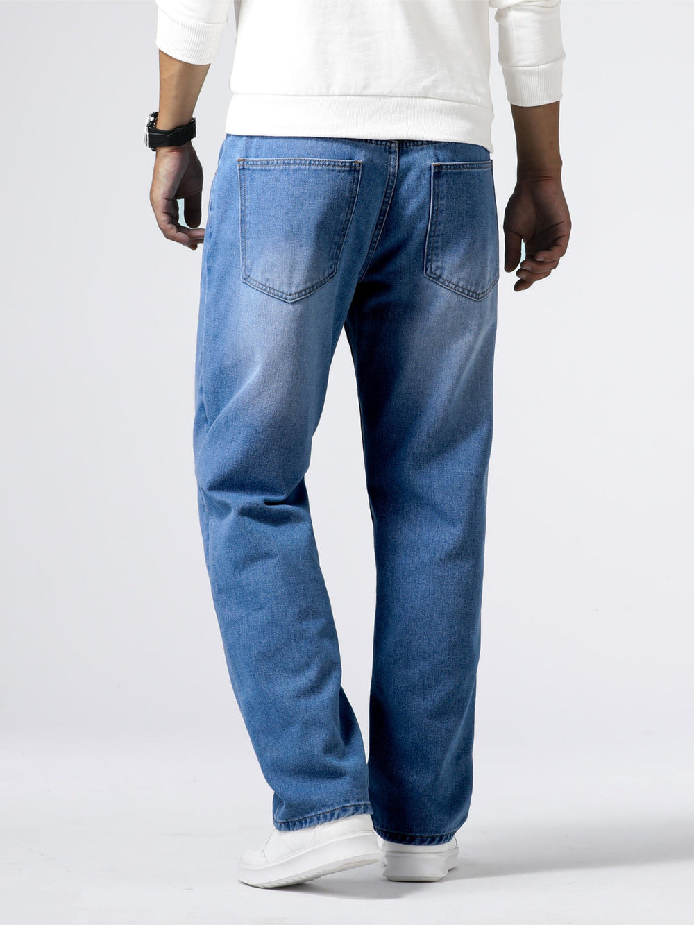 Casual Street Style Men's Jeans – Milan-Blue-S-The Livary