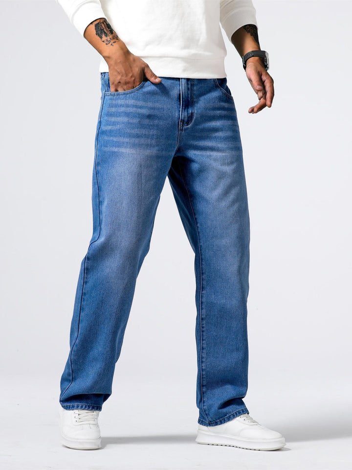 Casual Street Style Men's Jeans – Milan-Blue-S-The Livary