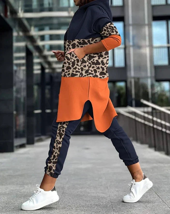 Casual Streetwear Ladies Clothing Set - Mila-Multicolored-S-Nora Luxe