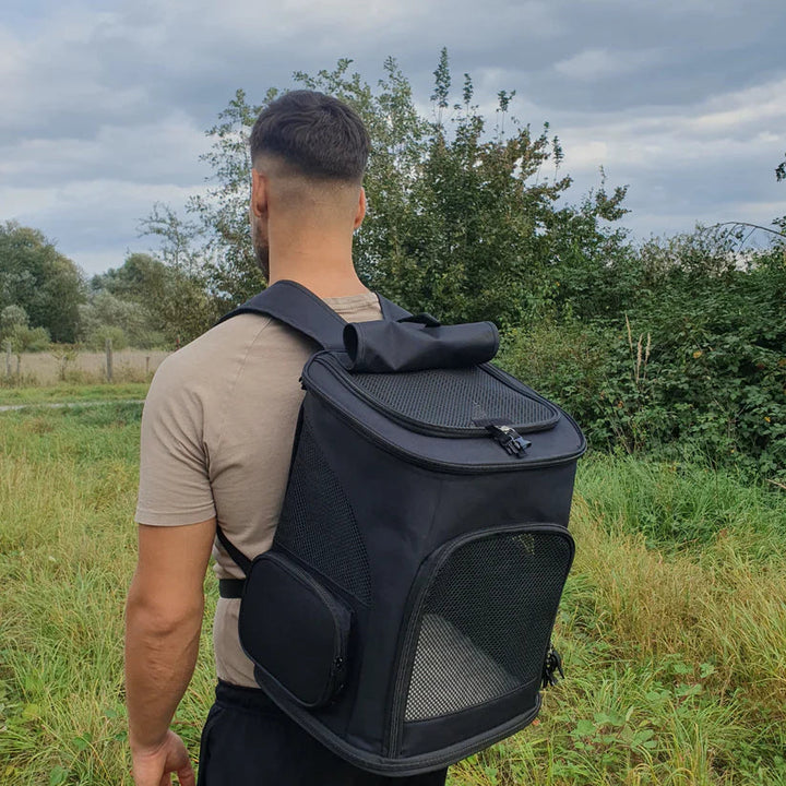 Cat backpack - PurrPack™-Gray-Nora Luxe