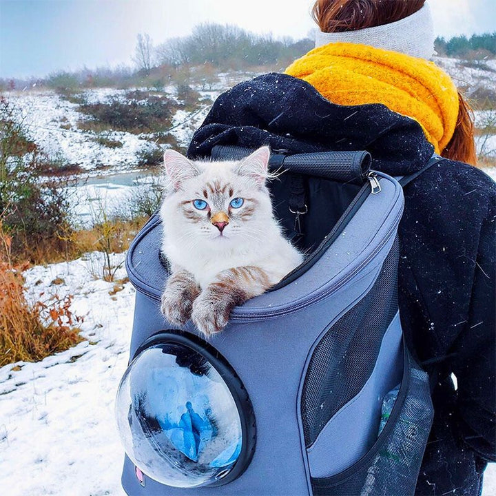 Cat Carrier - CatTrekker-Beige-Nora Luxe