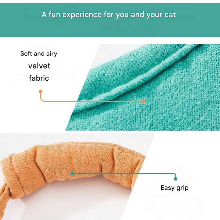 Cat harness - Oscar-Orange | Teal-S-Nora Luxe