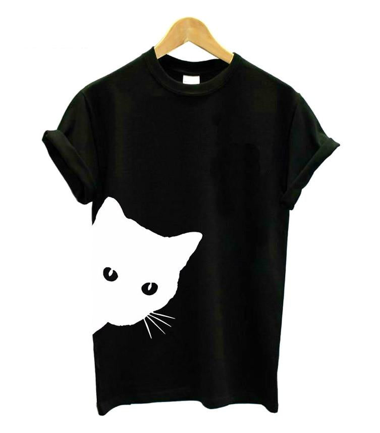 Cat Lover Women's T-Shirt – Maja-Black-S-Nora Luxe