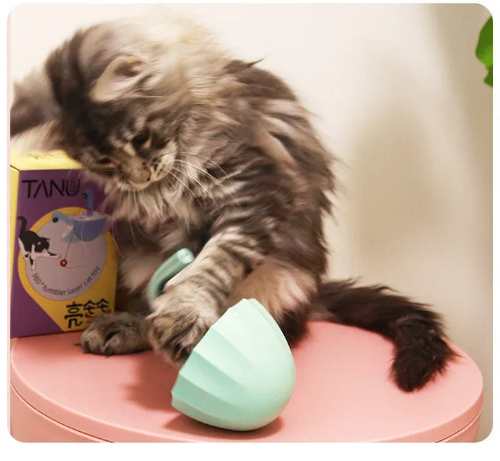 Cat toy with Laser - LaserChase-Pink-Nora Luxe