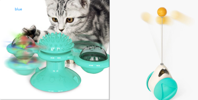 Cat Windmill Scratching and Play Station - TwirlPaws-Yellow-Nora Luxe