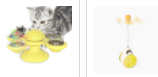 Cat Windmill Scratching and Play Station - TwirlPaws-Yellow-Nora Luxe