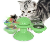 Cat Windmill Scratching and Play Station - TwirlPaws-Yellow-Nora Luxe