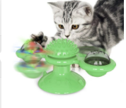 Cat Windmill Scratching and Play Station - TwirlPaws-Yellow-Nora Luxe