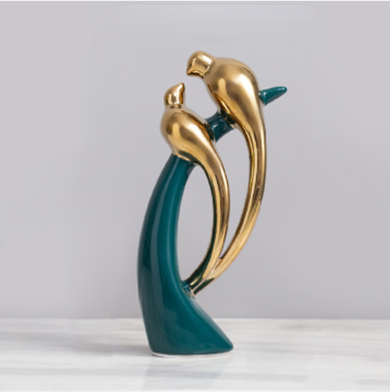 Ceramic Decoration - CeramiDuo-Kissing-Nora Luxe