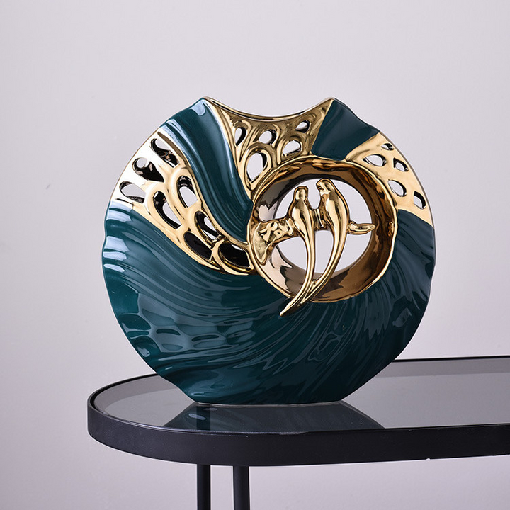 Ceramic Decoration - CeramiDuo-Vase-Nora Luxe