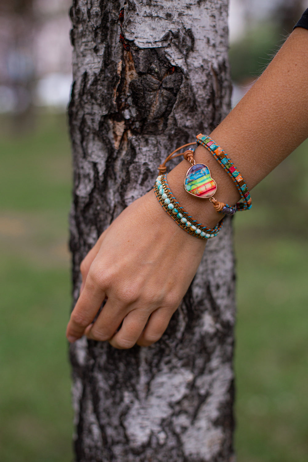 Chakra Energy Wrap Bracelet - Vitala-Nora Luxe