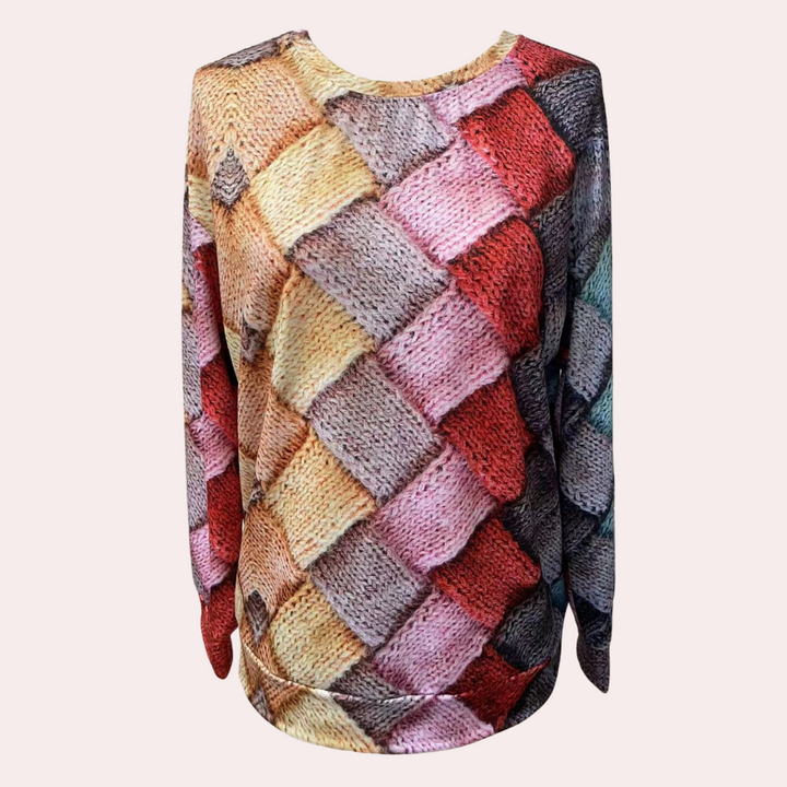 Cheerful Sweater for Women - Nova-Blue-XS-Nora Luxe
