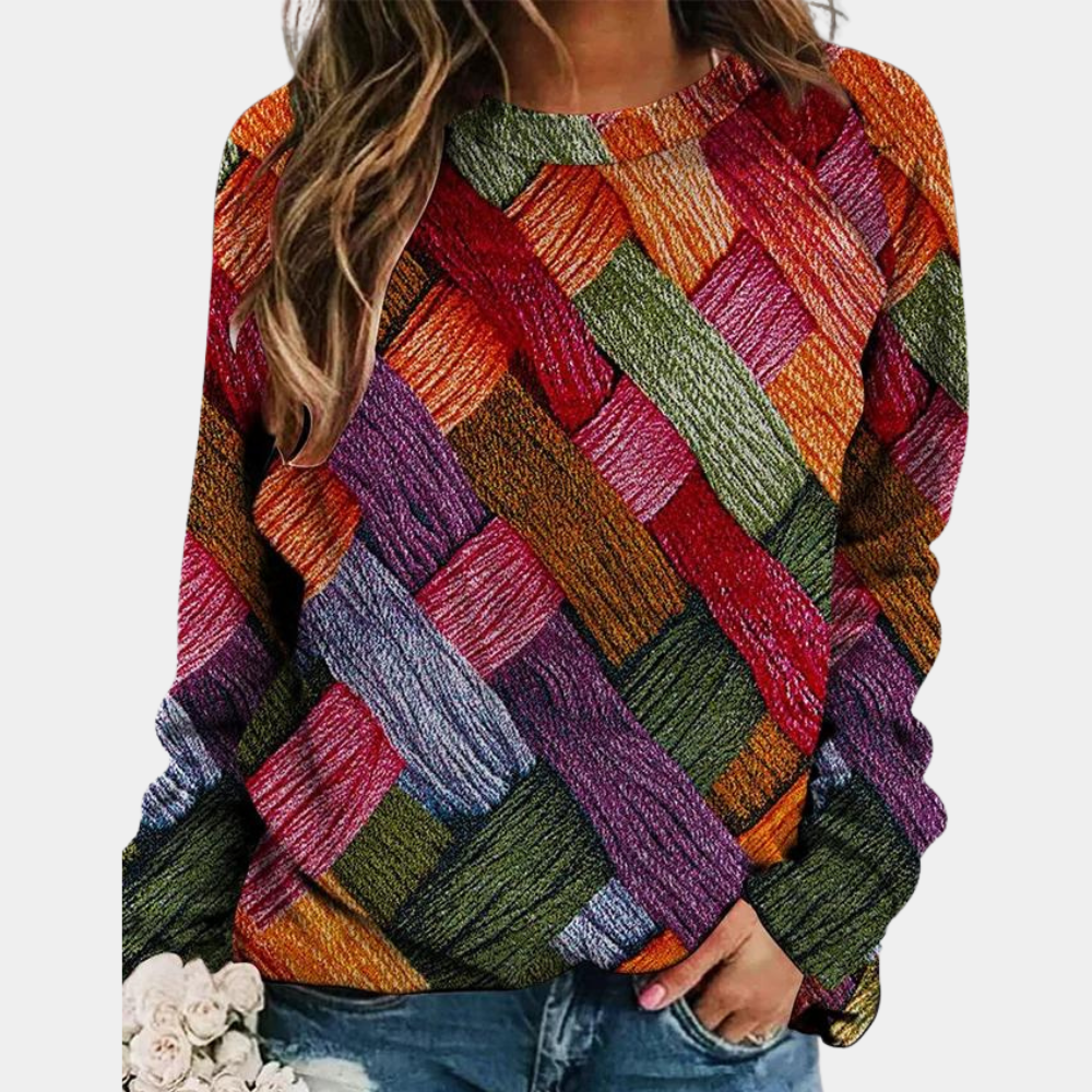 Cheerful Sweater for Women - Nova-Orange-XS-Nora Luxe