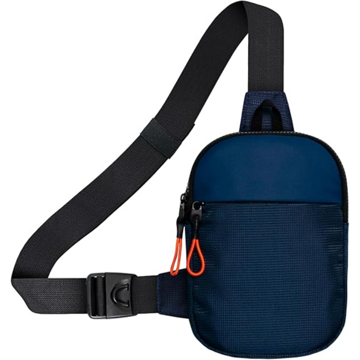 Chest Mini Sling Bag - CrossLite-Blue-L-Nora Luxe