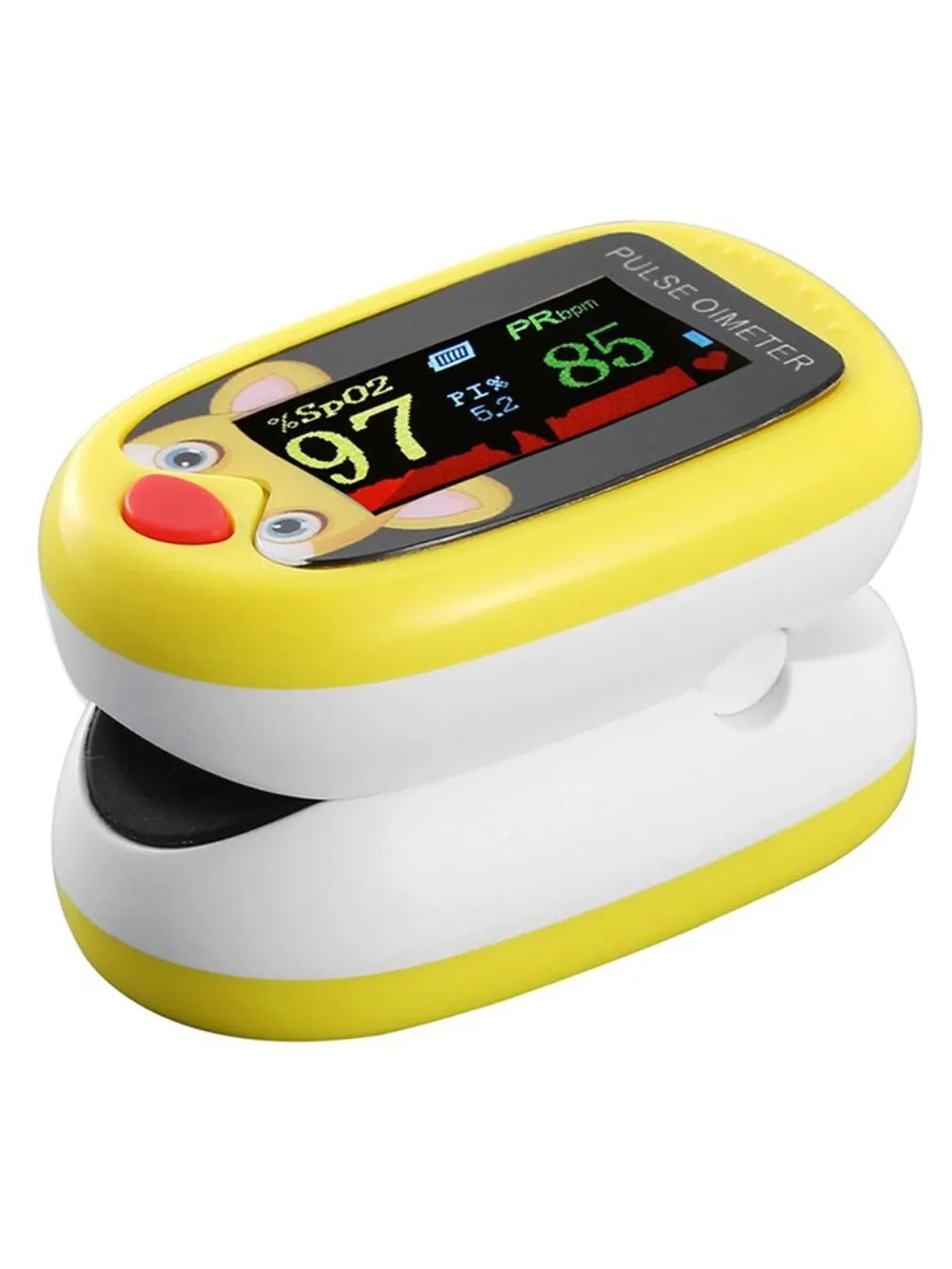 Child-friendly Pulse Oximeter for Health Monitoring - KidPulse-Blue-Nora Luxe