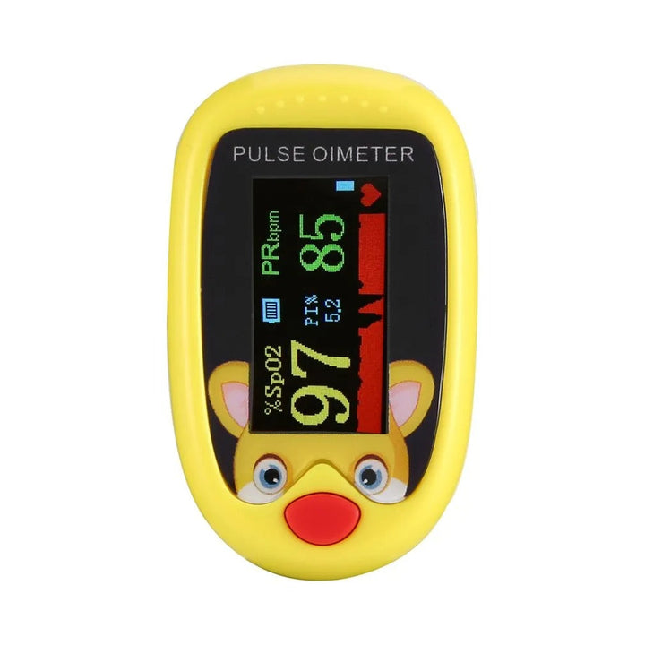 Child-friendly Pulse Oximeter for Health Monitoring - KidPulse-Blue-Nora Luxe