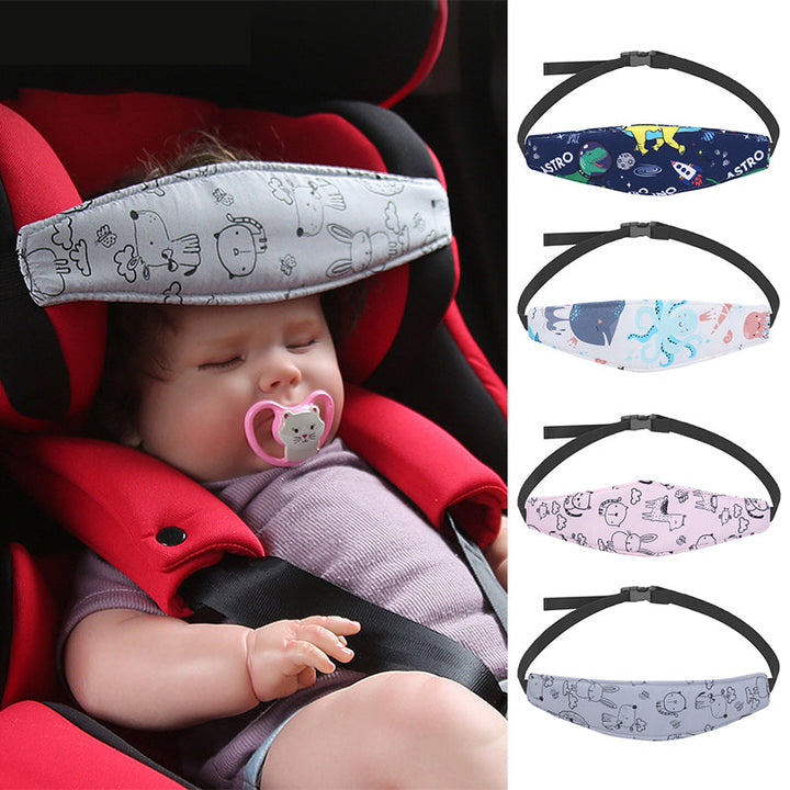 Child Headrest for Car Seat-Gray-Nora Luxe