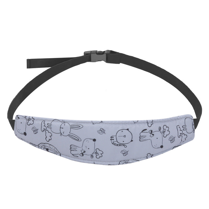 Child Headrest for Car Seat-Gray-Nora Luxe