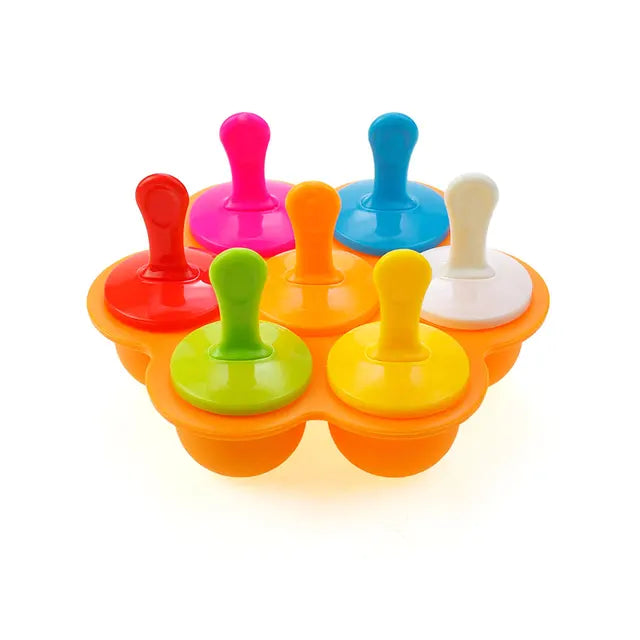 Child Ice Cream Maker for Refreshing Snacks - FrostyFun-Orange-Nora Luxe