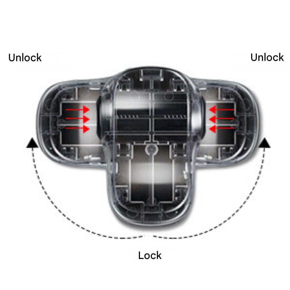 Child Oven Lock - OvenGuard-Black / 2 Pieces-Nora Luxe