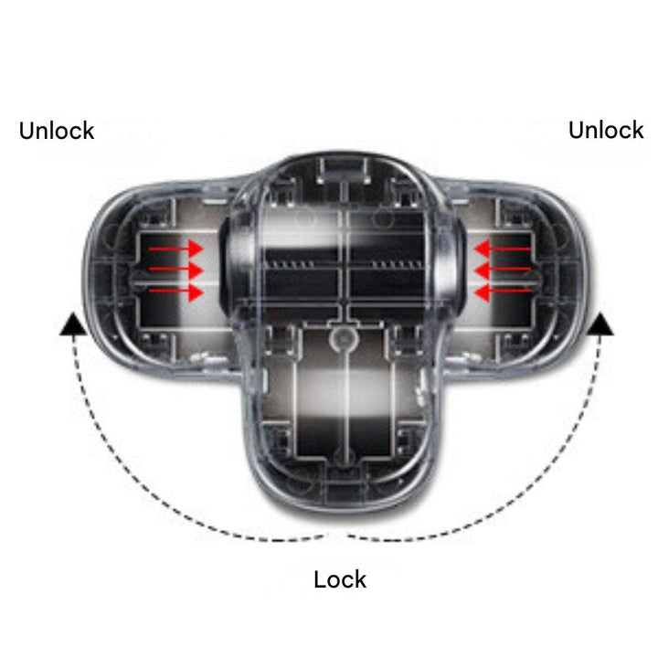 Child Oven Lock - OvenGuard-Black / 2 Pieces-Nora Luxe