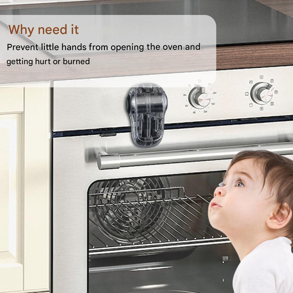 Child Oven Lock - OvenGuard-Black / 2 Pieces-Nora Luxe