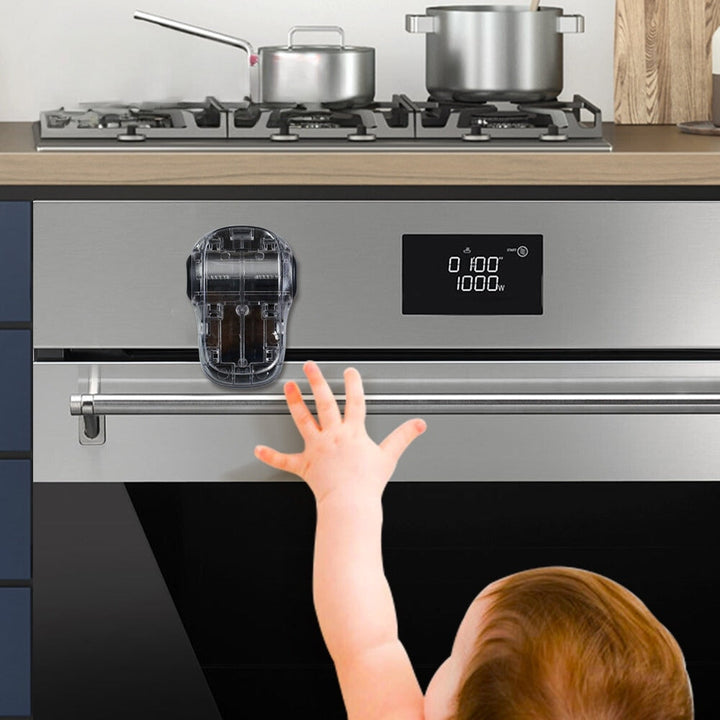 Child Oven Lock - OvenGuard-Black / 2 Pieces-Nora Luxe